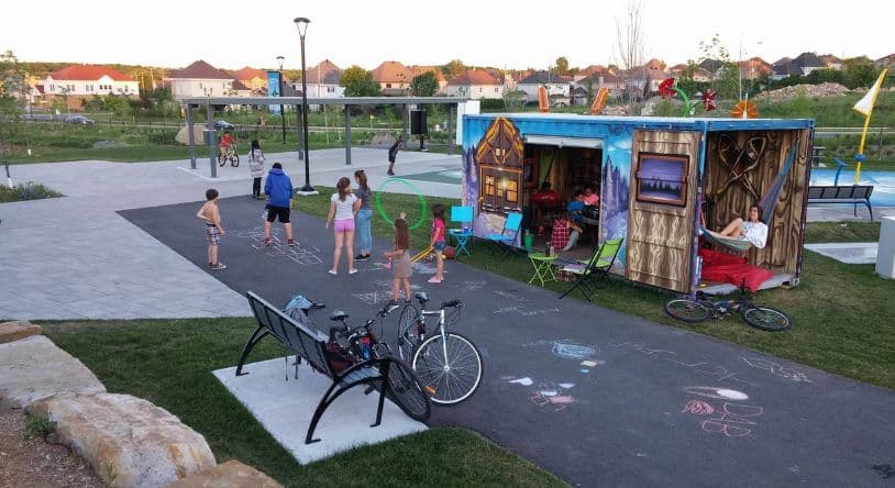 The Benefits of Used Shipping Containers in Sustainable Urbanism 6 used shipping container as community structure